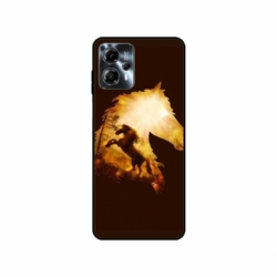 Husa personalizata tip carcasa HQPrint pentru Motorola Moto G23, model Horse 1, multicolor, S1D1M0098