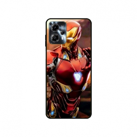 Husa personalizata tip carcasa HQPrint pentru Motorola Moto G23, model Iron Man 1, multicolor, S1D1M0102
