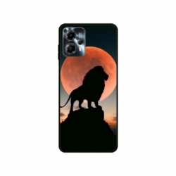 Husa personalizata tip carcasa HQPrint pentru Motorola Moto G23, model Lion 1, multicolor, S1D1M0110