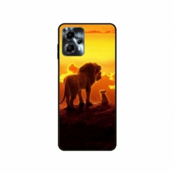 Husa personalizata tip carcasa HQPrint pentru Motorola Moto G23, model Lion King 1, multicolor, S1D1M0119