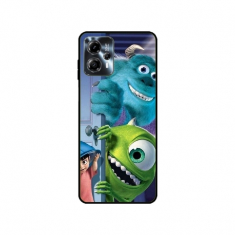 Husa personalizata tip carcasa HQPrint pentru Motorola Moto G23, model Monster INC, multicolor, S1D1M0127