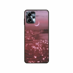 Husa personalizata tip carcasa HQPrint pentru Motorola Moto G23, model Pink Sky, multicolor, S1D1M0129