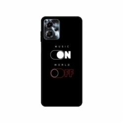 Husa personalizata tip carcasa HQPrint pentru Motorola Moto G23, model Phone On World Off, multicolor, S1D1M0131