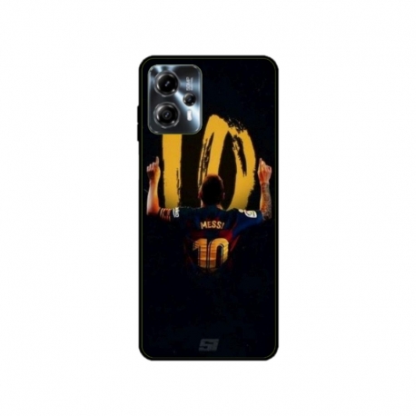 Husa personalizata tip carcasa HQPrint pentru Motorola Moto G23, model Messi 2, multicolor, S1D1M0134