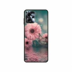 Husa personalizata tip carcasa HQPrint pentru Motorola Moto G23, model Flowers 7, multicolor, S1D1M0140