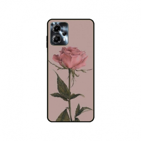 Husa personalizata tip carcasa HQPrint pentru Motorola Moto G23, model Flowers 8, multicolor, S1D1M0141