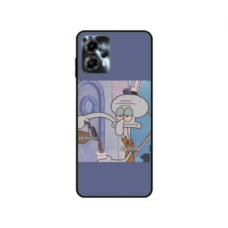 Husa personalizata tip carcasa HQPrint pentru Motorola Moto G23, model Squidward 1, multicolor, S1D1M0161