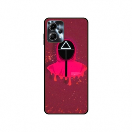 Husa personalizata tip carcasa HQPrint pentru Motorola Moto G23, model Squid Game 6, multicolor, S1D1M0178