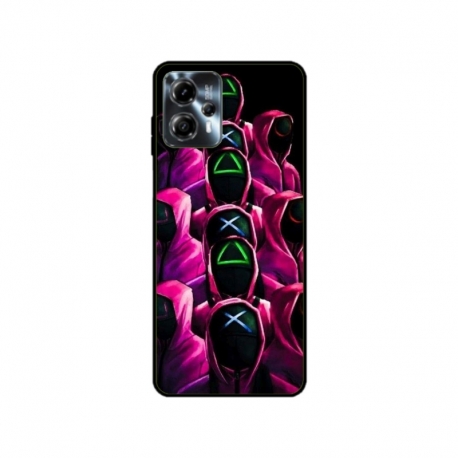 Husa personalizata tip carcasa HQPrint pentru Motorola Moto G23, model Squid Game 8, multicolor, S1D1M0180