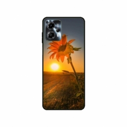 Husa personalizata tip carcasa HQPrint pentru Motorola Moto G23, model Sunflower 2, multicolor, S1D1M0194