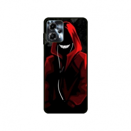 Husa personalizata tip carcasa HQPrint pentru Motorola Moto G23, model Evil Hoodie Man, multicolor, S1D1M0197