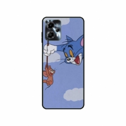Husa personalizata tip carcasa HQPrint pentru Motorola Moto G23, model Tom and Jerry 1, multicolor, S1D1M0203