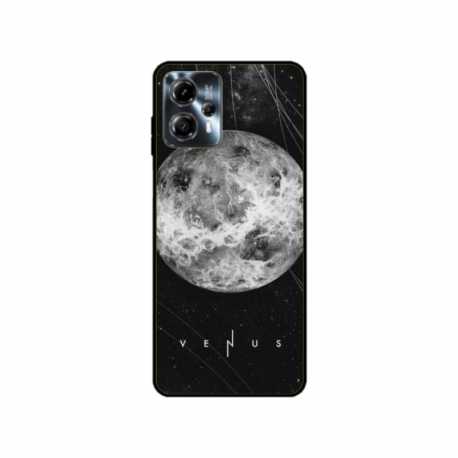 Husa personalizata tip carcasa HQPrint pentru Motorola Moto G23, model Moon, multicolor, S1D1M0212