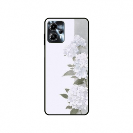Husa personalizata tip carcasa HQPrint pentru Motorola Moto G23, model Flowers 16, multicolor, S1D1M0217