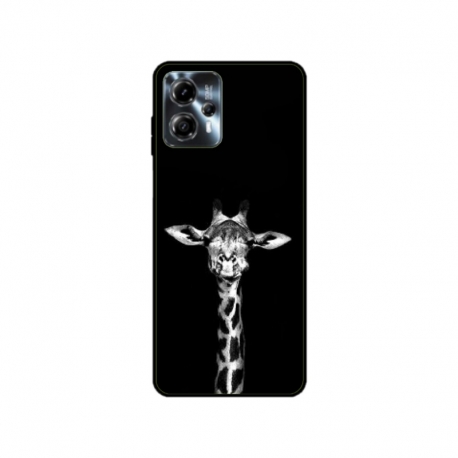 Husa personalizata tip carcasa HQPrint pentru Motorola Moto G23, model Giraffe 3, multicolor, S1D1M0222