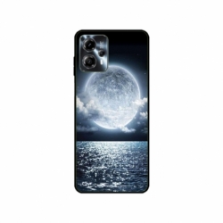 Husa personalizata tip carcasa HQPrint pentru Motorola Moto G23, model Moon Sky, multicolor, S1D1M0228