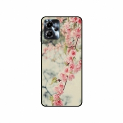 Husa personalizata tip carcasa HQPrint pentru Motorola Moto G23, model Flowers 18, multicolor, S1D1M0245