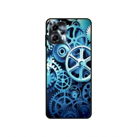 Husa personalizata tip carcasa HQPrint pentru Motorola Moto G23, model Clockwork, multicolor, S1D1M0250