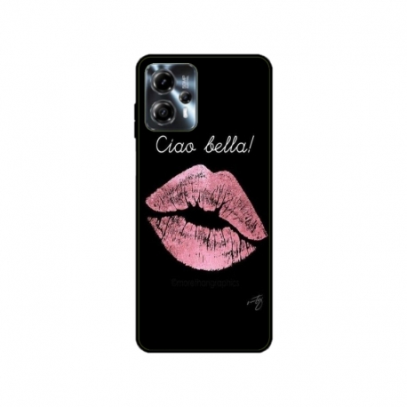 Husa personalizata tip carcasa HQPrint pentru Motorola Moto G23, model Ciao Bella, multicolor, S1D1M0261