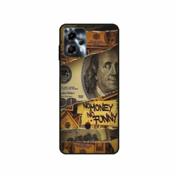 Husa personalizata tip carcasa HQPrint pentru Motorola Moto G23, model No Money No Funny, multicolor, S1D1M0262