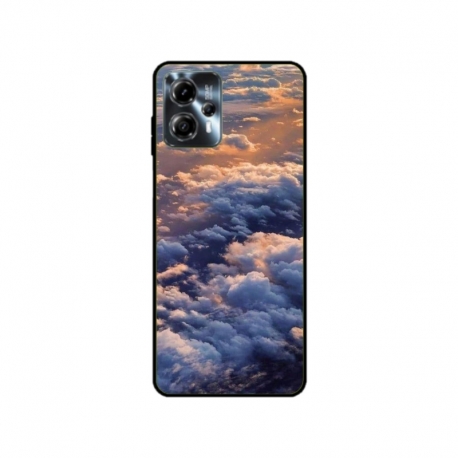 Husa personalizata tip carcasa HQPrint pentru Motorola Moto G23, model Beautiful Sky, multicolor, S1D1M0277