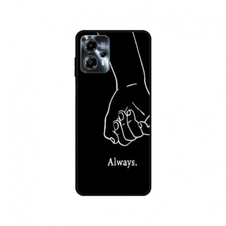 Husa personalizata tip carcasa HQPrint pentru Motorola Moto G23, model Always and Forever 1, multicolor, S1D1M0279