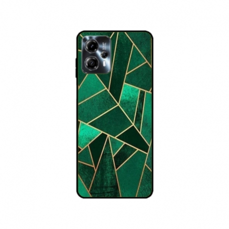 Husa personalizata tip carcasa HQPrint pentru Motorola Moto G23, model Emerald, multicolor, S1D1M0287