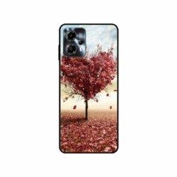 Husa personalizata tip carcasa HQPrint pentru Motorola Moto G23, model Heart Tree, multicolor, S1D1M0293