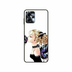 Husa personalizata tip carcasa HQPrint pentru Motorola Moto G23, model Butterfly Fairy, multicolor, S1D1M0294