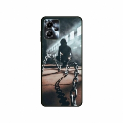 Husa personalizata tip carcasa HQPrint pentru Motorola Moto G23, model Chain Man, multicolor, S1D1M0296