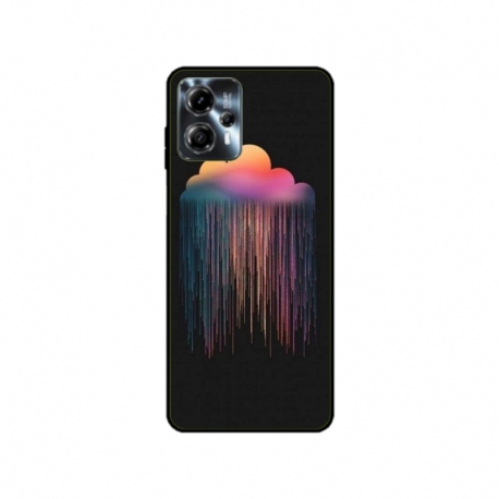 Husa personalizata tip carcasa HQPrint pentru Motorola Moto G23, model Colorful 3, multicolor, S1D1M0298