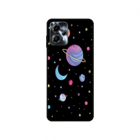 Husa personalizata tip carcasa HQPrint pentru Motorola Moto G23, model Colorful 6, multicolor, S1D1M0311
