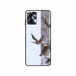 Husa personalizata tip carcasa HQPrint pentru Motorola Moto G23, model Birds, multicolor, S1D1M0314