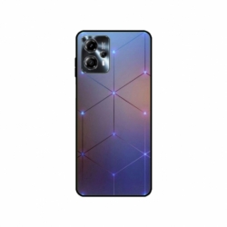 Husa personalizata tip carcasa HQPrint pentru Motorola Moto G23, model Square, multicolor, S1D1M0315