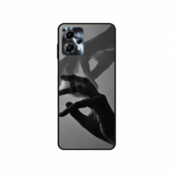 Husa personalizata tip carcasa HQPrint pentru Motorola Moto G23, model Hand Reach, multicolor, S1D1M0318