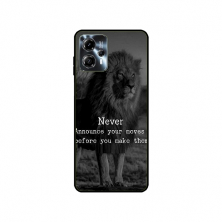 Husa personalizata tip carcasa HQPrint pentru Motorola Moto G23, model Quote 2, multicolor, S1D1M0330