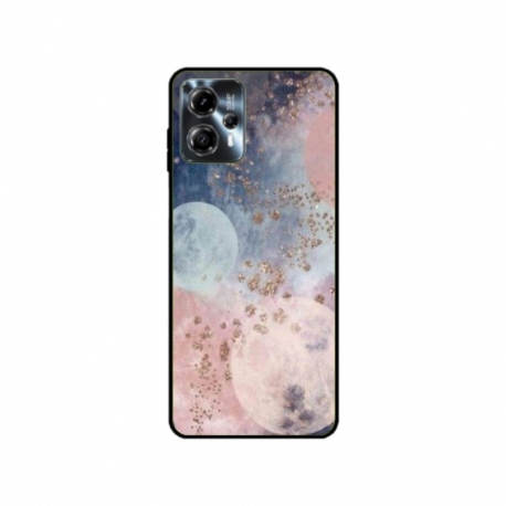 Husa personalizata tip carcasa HQPrint pentru Motorola Moto G23, model Abstract 2, multicolor, S1D1M0335
