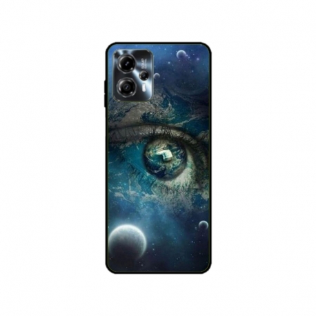 Husa personalizata tip carcasa HQPrint pentru Motorola Moto G23, model Abstract 3, multicolor, S1D1M0362