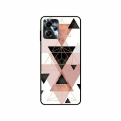 Husa personalizata tip carcasa HQPrint pentru Motorola Moto G23, model Abstract 5, multicolor, S1D1M0368