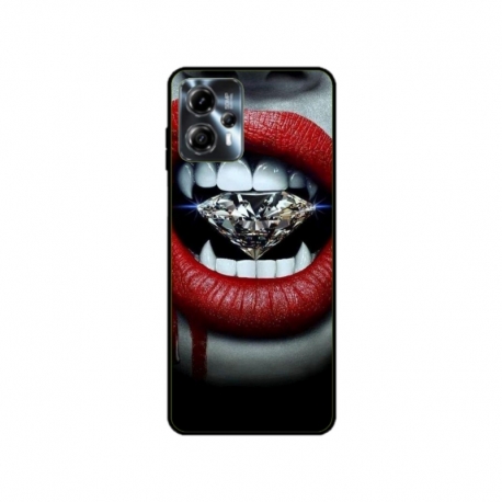Husa personalizata tip carcasa HQPrint pentru Motorola Moto G23, model Diamond Vampire, multicolor, S1D1M0370