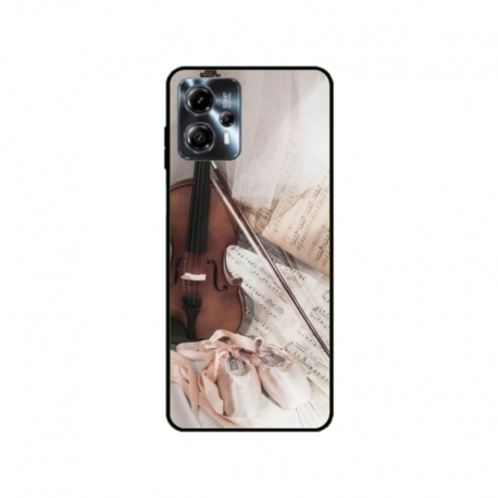 Husa personalizata tip carcasa HQPrint pentru Motorola Moto G23, model Violon, multicolor, S1D1M0371