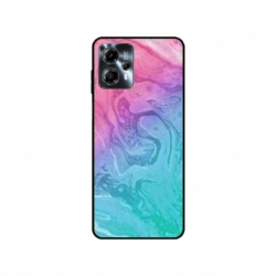 Husa personalizata tip carcasa HQPrint pentru Motorola Moto G23, model Colorful Mess, multicolor, S1D1M0374