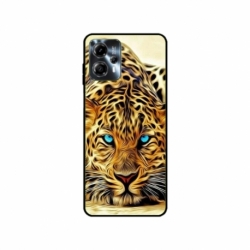 Husa personalizata tip carcasa HQPrint pentru Motorola Moto G23, model Cheetah, multicolor, S1D1M0382