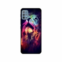 Husa personalizata tip carcasa HQPrint pentru Motorola Moto G30, model Celestial Lion, multicolor, S1D1M0002