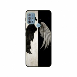 Husa personalizata tip carcasa HQPrint pentru Motorola Moto G30, model Angel Wings, multicolor, S1D1M0004