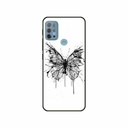 Husa personalizata tip carcasa HQPrint pentru Motorola Moto G30, model Butterfly 3, multicolor, S1D1M0030