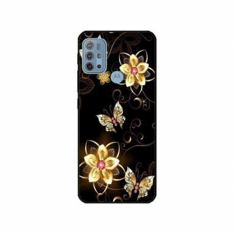 Husa personalizata tip carcasa HQPrint pentru Motorola Moto G30, model Butterfly 5, multicolor, S1D1M0042