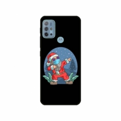 Husa personalizata tip carcasa HQPrint pentru Motorola Moto G30, model Covid Santa, multicolor, S1D1M0055
