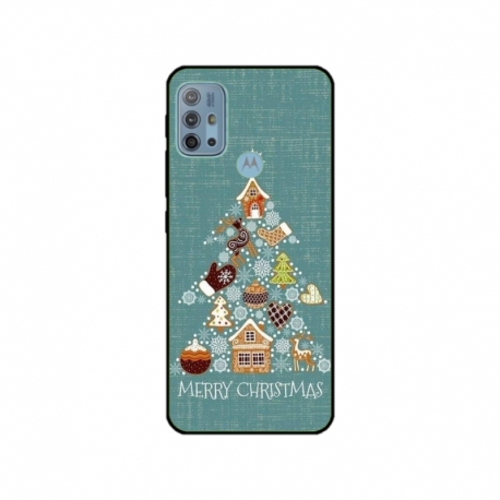Husa personalizata tip carcasa HQPrint pentru Motorola Moto G30, model Merry Christmas 1, multicolor, S1D1M0056