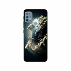 Husa personalizata tip carcasa HQPrint pentru Motorola Moto G30, model Cloudy Earth, multicolor, S1D1M0067